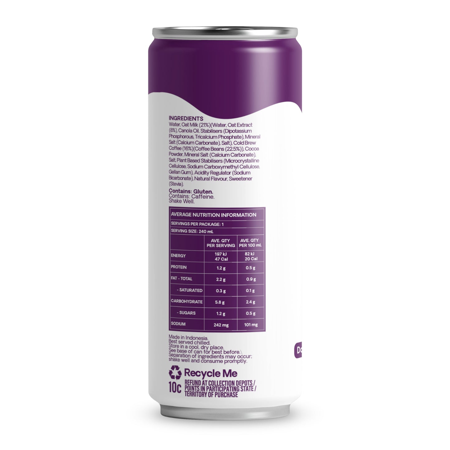 Oat Milk Mocha + Added Calcium